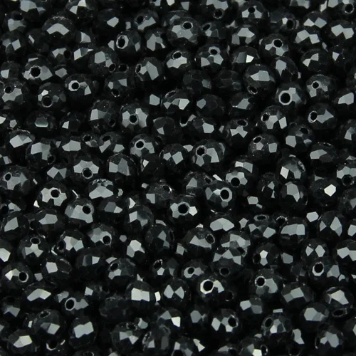 Y016 Black JHNBY, 4 мм, 100 шт, Плоская Круглая форма, граненые Австрийские кристаллы, свободные бусины, стеклянный браслет, ожерелье, ювелирное изделие, сделай сам - Цвет: Y016 Black