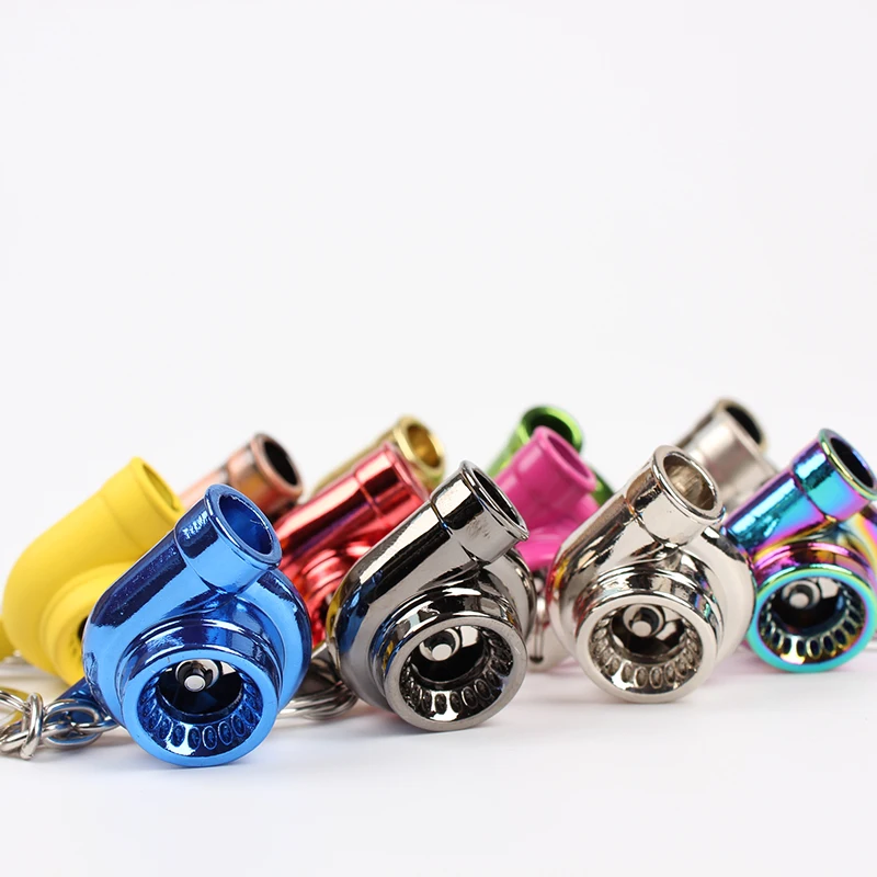 1 шт. брелок для ключей турбины несколько цветов|spinning turbo|turbine keychainskeychain turbocharger |