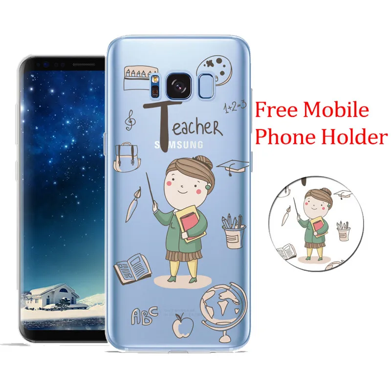Прозрачный силиконовый чехол для телефона Samsung GALAXY S8 S7 S6 Plus|case for samsung galaxy|case samsungcase