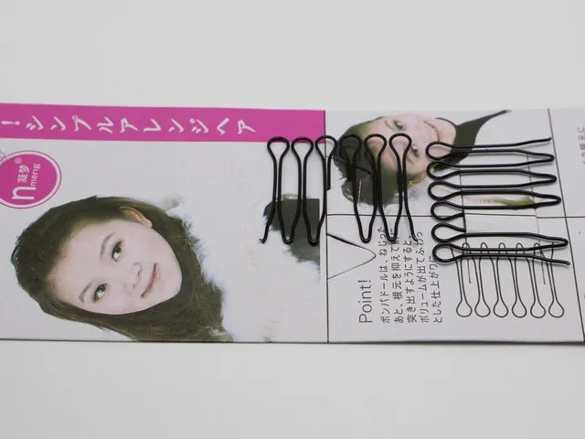 20 шт. черная бахрома невидимая заколка для волос повязка на голову пин-ап 3 см |