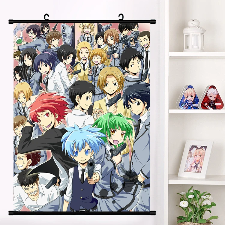 Аниме Черный Рок Korosensei Shiota Nagisa аниме настенные картины подвесные плакаты отаку
