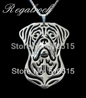 Regalrock French Bulldog Necklace Pet Animal Mastiff Dogue de Bordeaux Pendant Holow Fashion Hot Charm Punk | Украшения и