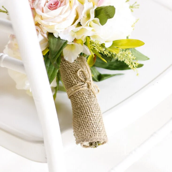 10 метров 9 размеров натуральная джутовая гессианская лента из мешковины