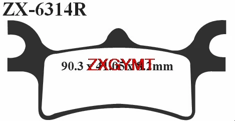 Sintering Disc Brake Pads Set for POLARIS 500 Sportsman HO to 15.12.2008 2003 - 2008 Front Rear 08 03 07 06 05 04 | Автомобили и