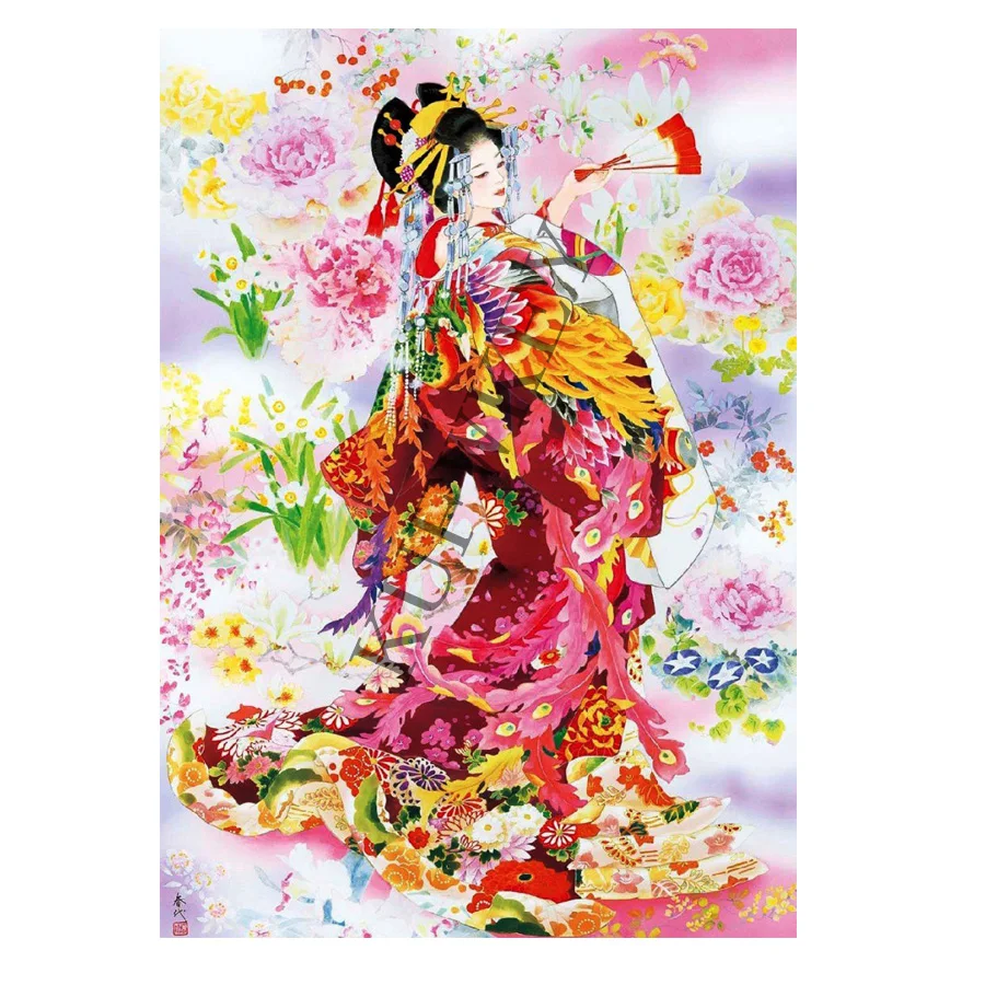 Алмазная живопись Японская женщина 5d сделай сам полная вышивка картина Стразы