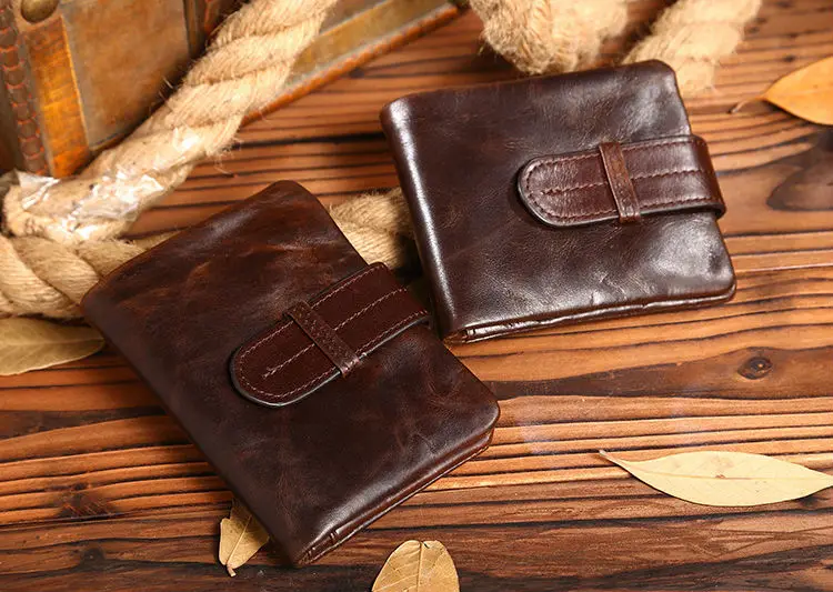 Высококачественный кошелек из натуральной кожи мужская кожаная сумка-кошелек