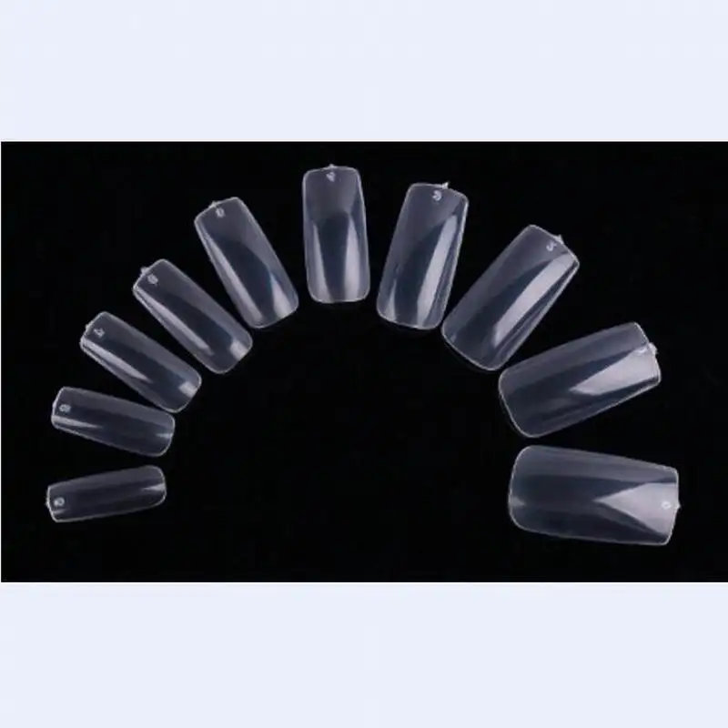 Caixa tipo Completo Pontas das Unhas Placa de Plástico Como a Beleza Faça Você Mesmo Unhas Falsas Artificial Escudo Manicure Etiqueta Nail Art Salon Ferramenta 100 –