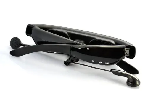 Mobile Theatre Video Glasses Movies on 52 Inch Virtual Screen HD 3D Stereo Eyewear free shipping|movie provider|movie theater 3d glassesglasses video