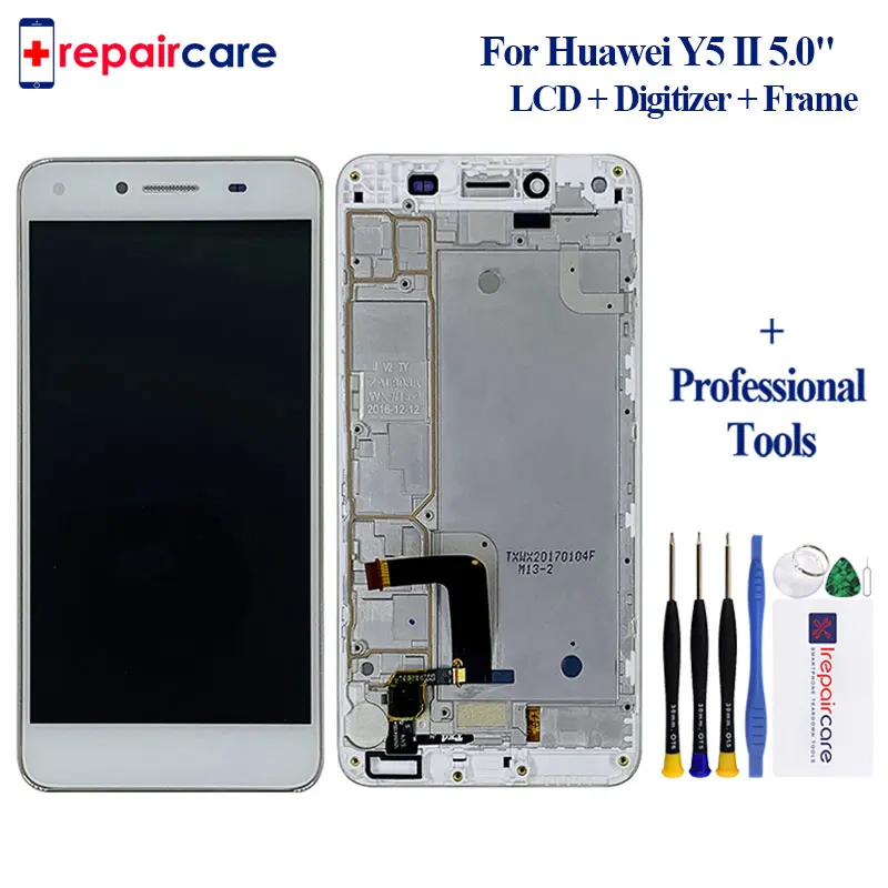 

ЖК-дисплей с дигитайзером сенсорного экрана в сборе для Huawei Y5 II, для Huawei Y5II, для Huawei Y5II, для Huawei Y5II, с ЖК-дисплеем, для Huawei, Y5II, для Huawei Y5II, с ЖК-эк...