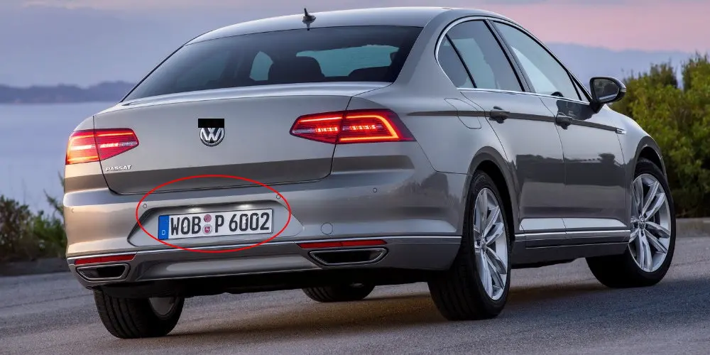 Liandlee заднего хода автомобиля зеркало заднего вида Камера для Volkswagen VW Passat B8~ Экран/HD CCD использования парковочной Камера