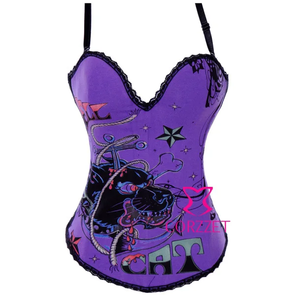 Корсет Женский с принтом льва на бретелях S-2XL | Женская одежда