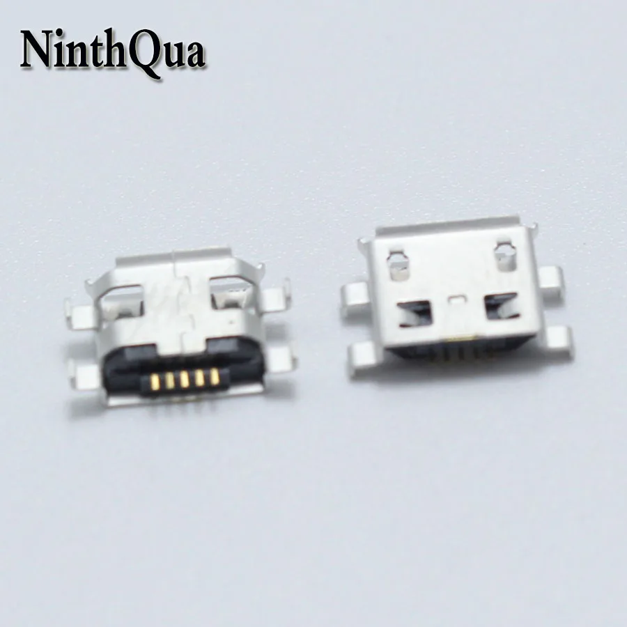 10 шт. микро USB 5pin разъем типа B 4 фиксированные ножки с завивающимися боковыми