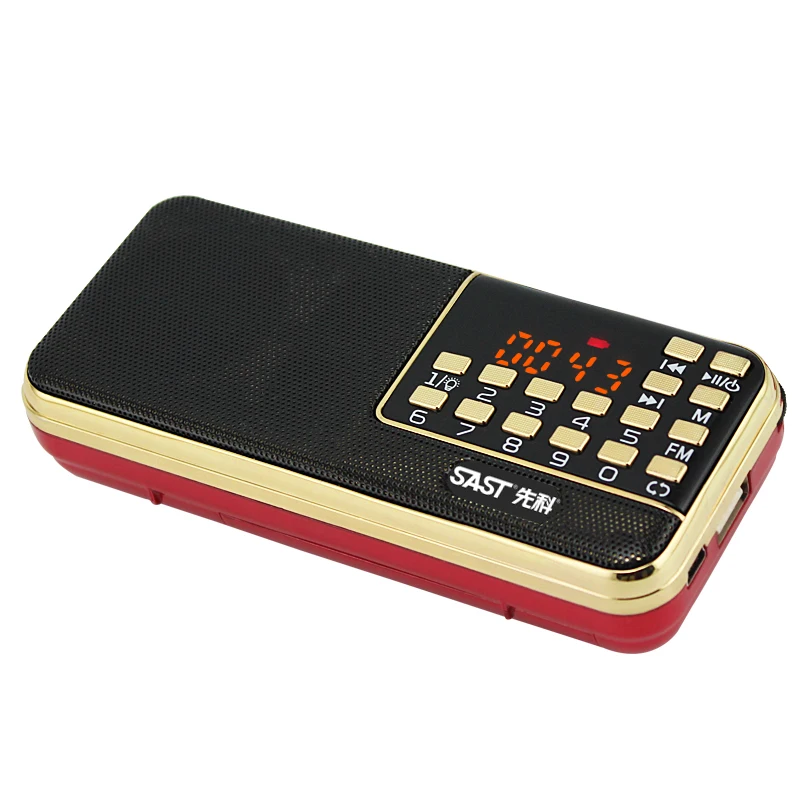 Портативная колонка Fm радио Sd карта Usb цифровой стереоприемник mp3 FM стереозвук
