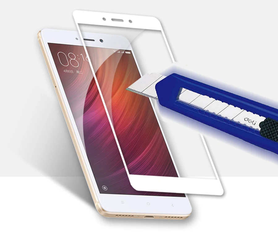 Для Xiaomi Redmi Note 5A защита экрана 2.5D уровень твердости 9H полный охват закаленное