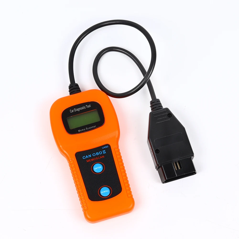 1 шт. U480 сканер кодов неисправностей автомобиля CAN BUS OBD2 EOBD диагностический