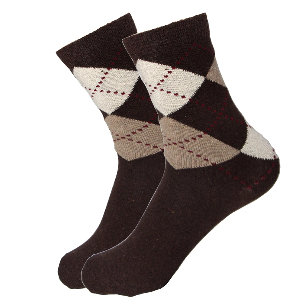 1 пара носков из кроличьей шерсти высококачественные вязаные мужские носки