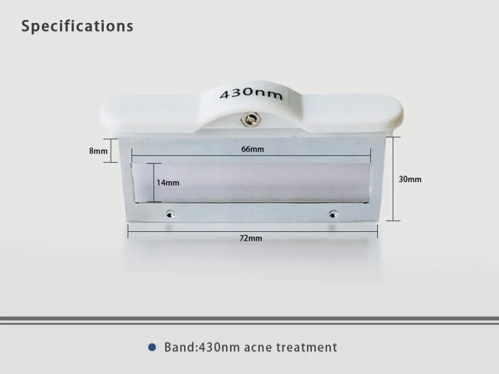 Фильтр IPL 430nm используемый в Handpiece для обработки угорь |