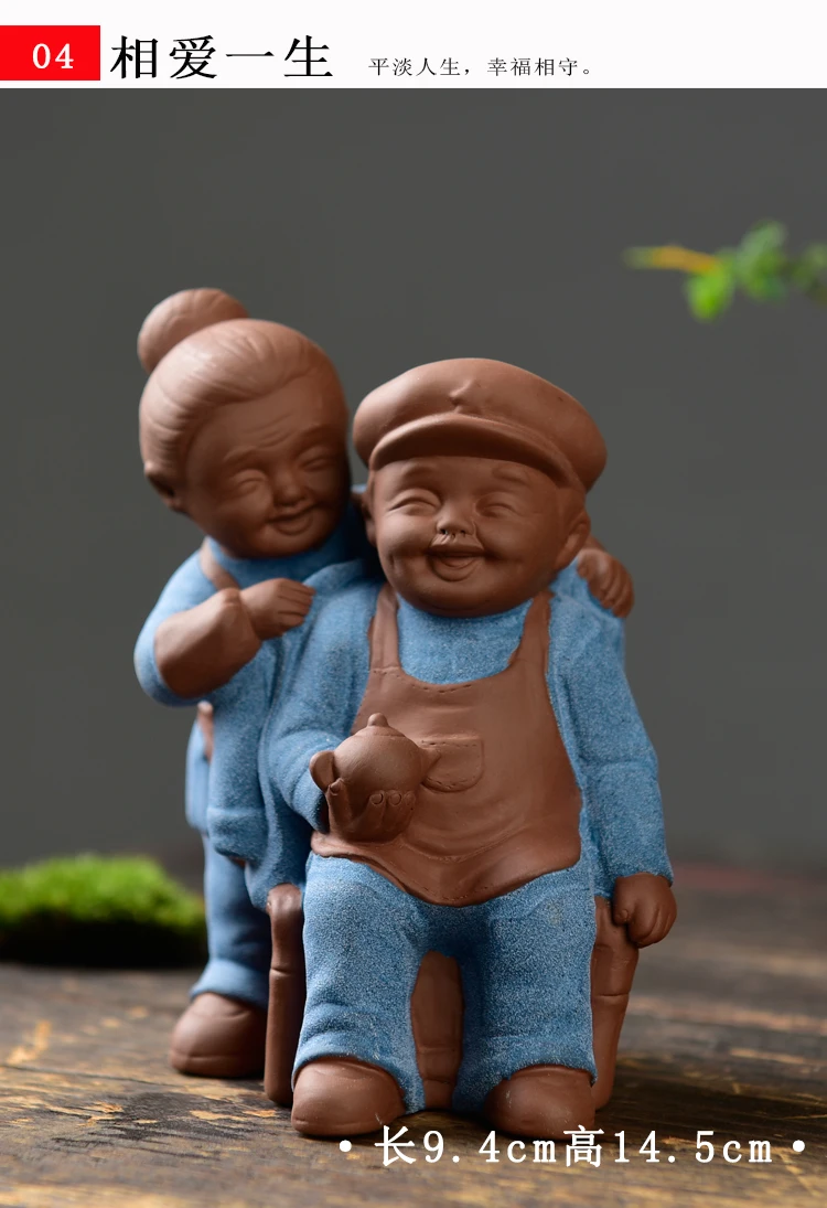 2PCS -Gold award Artwork-OFFICE home Bedroom Marvellous Decorative art &quot elder Mom gift CHINA handcraft porcelain pottery ART | Дом и сад