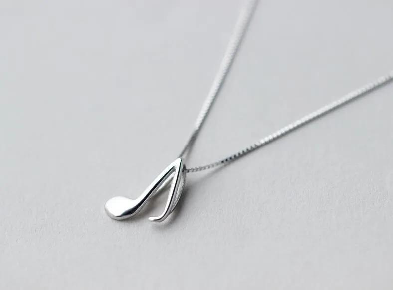 Женское Ожерелье Jisensp подвеска в виде музыкальной нотки подарок на свадьбу SYXL016 |