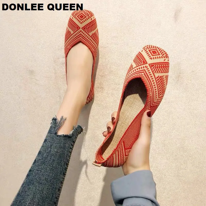 Женские балетки на плоской подошве DONLEE QUEEN леопардовые Лоферы без шнуровки с