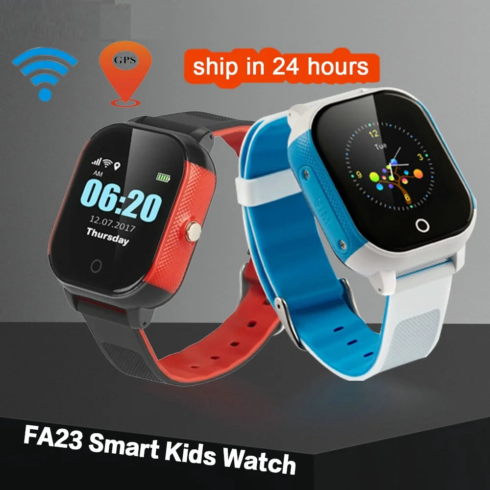 

Smart Kids Watch IP67 Waterproof Children SIM Card Touch Screen GPS WIFI SOS Tracker Baby Alarm Clock Anti-Lost Smartwatch FA23