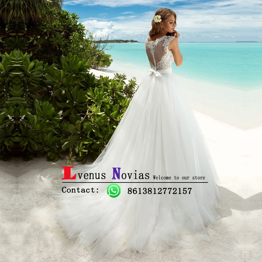 Высокое Качество Китай Свадебное Платье с Бисером Пояса Robe De Mariage 2017 Сексуальная