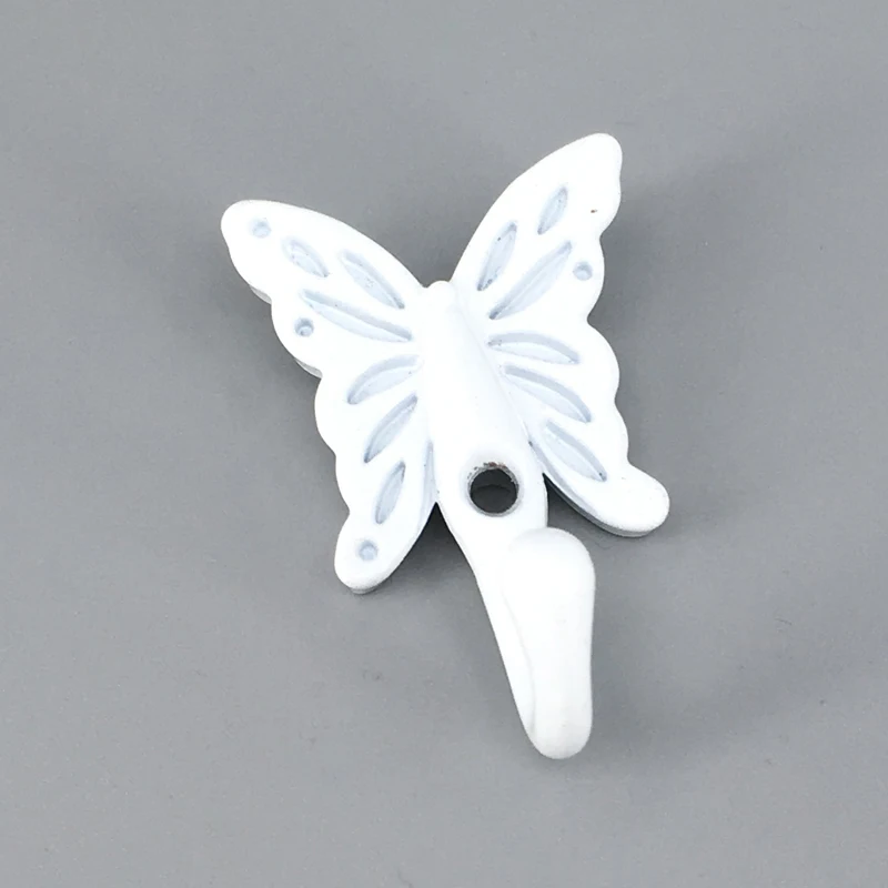5 шт. практичная бабочка форма домашняя настенная вешалка для ванной двери пальто