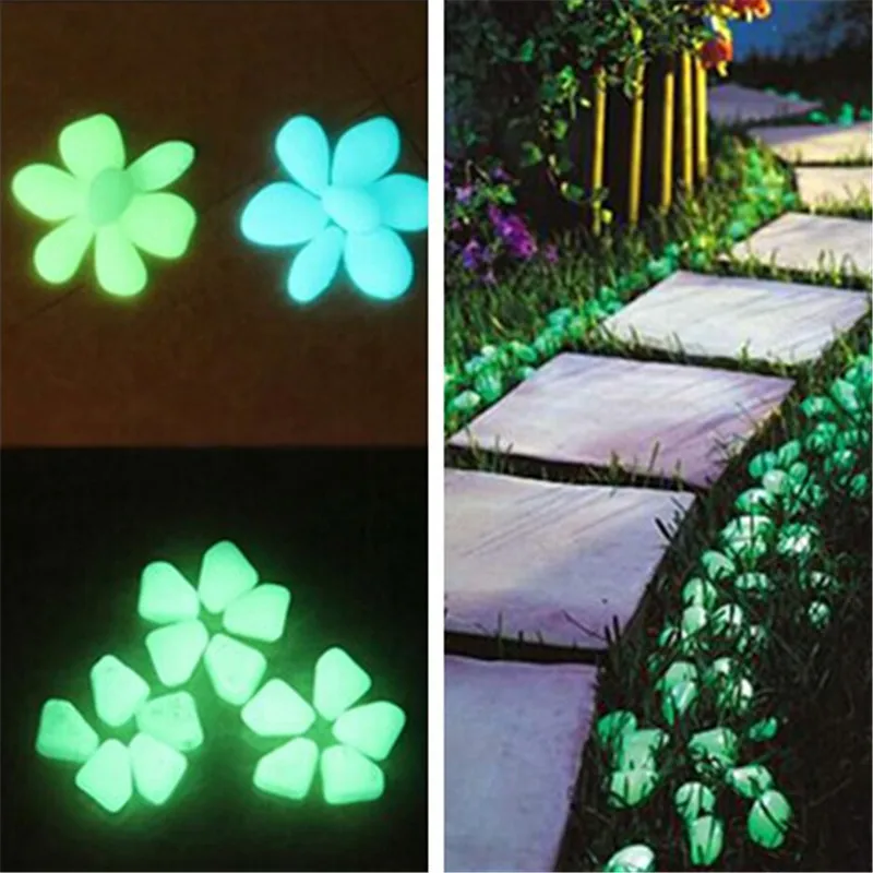 3 шт./лот Самый дешевый красивый светящийся камень Ночная подсветка украшения для