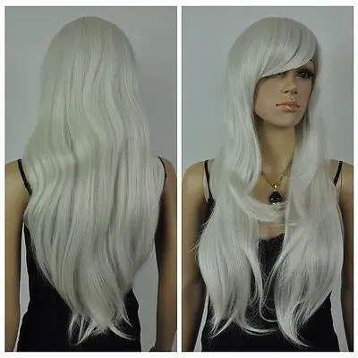 Silver New Wigs Fashion Girls's @@ fashion Party hair FREE SHIPPING |