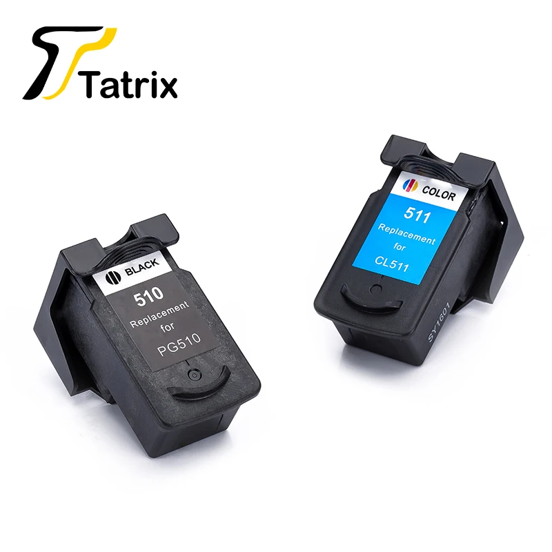Tatrix 2PK для Canon PG510 CL511 чернильный картридж принтера PG 510 CL 511 Pixma MP240 MP250 MP260 MP270 MP280 MP480