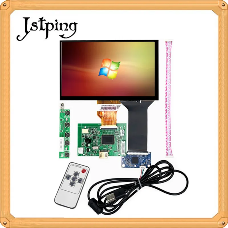 Jstping 7 дюймовый 1024*600 800*480 ЖК дисплей высокого разрешения емкостный сенсорный