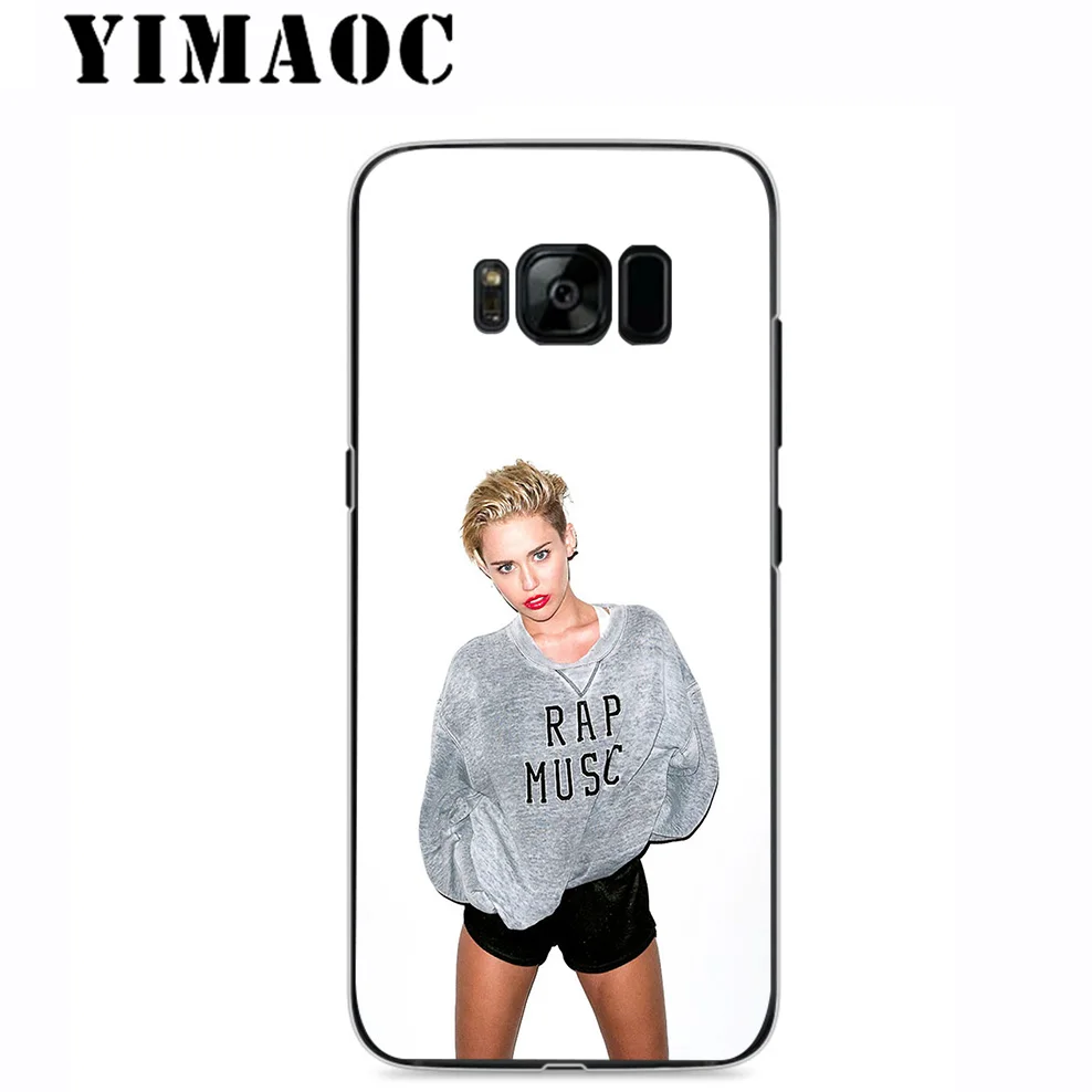 YIMAOC Miley Cyrus Girl Soft Silicone Case for Samsung Galaxy S10 S10E S9 S8 Plus S7 S6 Edge &amp Note 9 8 Cover |