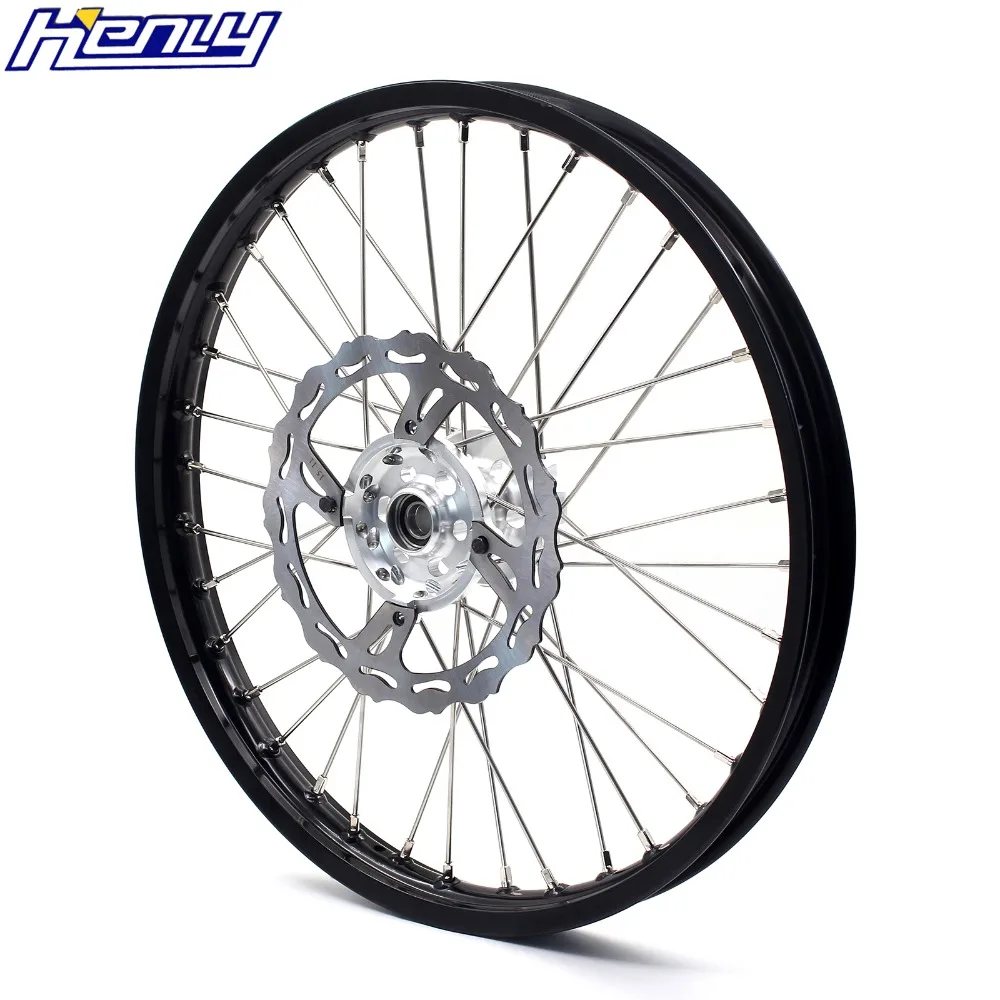 21/19 MX Spoked мотоциклетные колеса диски набор для KAWASAKI KX125 2006-2007 KX250 2006-2007 с серебряными дисками