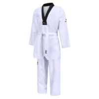 kwon taekwondo dobok clothes for child adult v neck kwon taekwondo training uniform wholesaleretails for kids adults