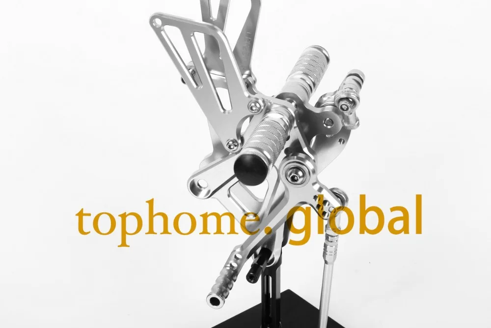 Для Honda CBR250RR 2010 2013 Серебряный CNC Rearsets подножки задние Set2011 2012 мотоциклетные
