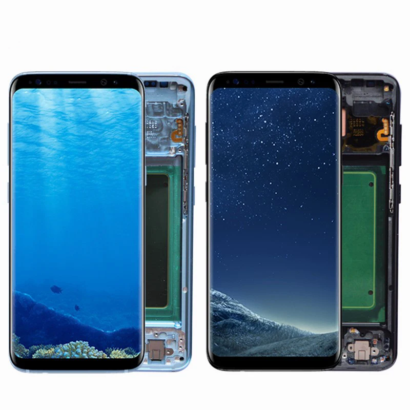 5 8 ''/6 2'' дисплей с рамкой для Samsung S8 G950F G950U LCD Plus G955 G955F кодирующий