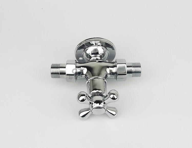 Одиночный смеситель для душа с открытой водой настенный кран одной ручкой медный