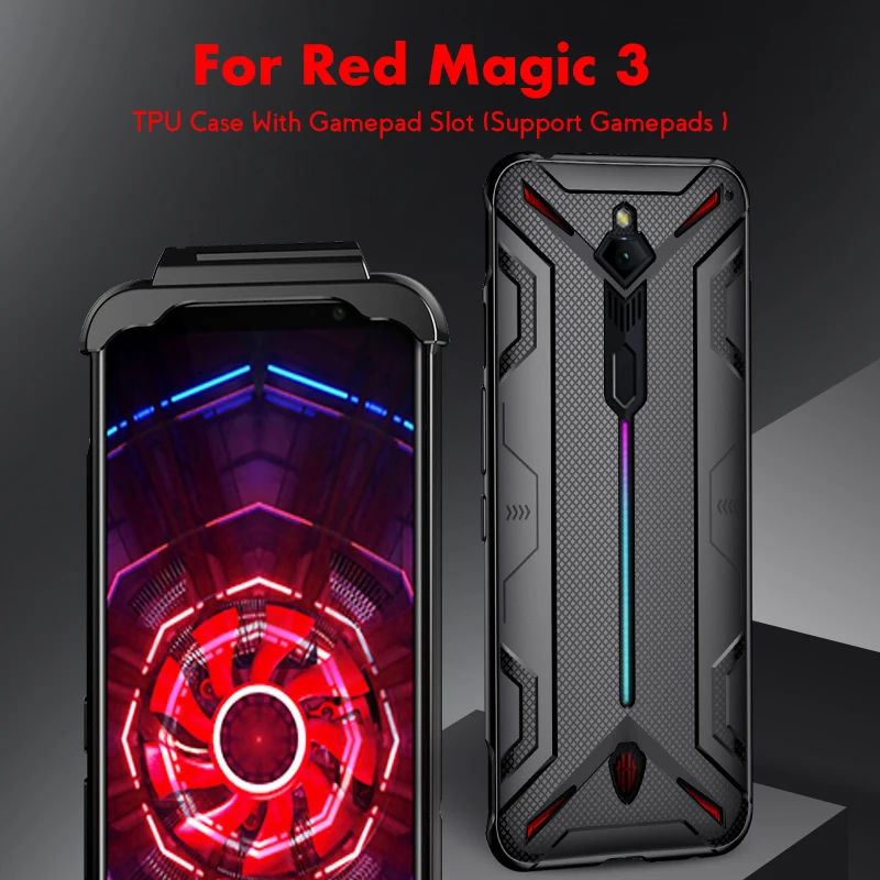 ADKO Ударопрочный Мягкий силиконовый чехол для телефона из ТПУ Nubia Red Magic 3S крышка с