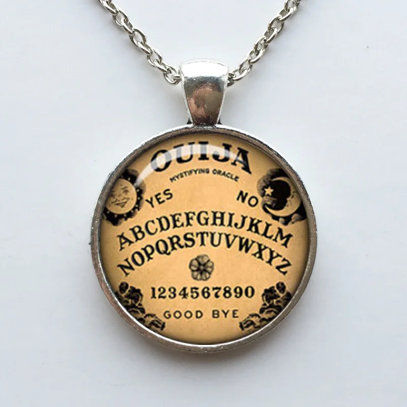 Ouija подвеска доска ожерелье стеклянный купол Подвеска Ожерелье | Украшения и