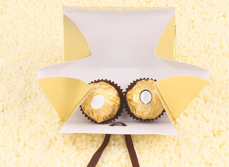 Бесплатная доставка 50 шт. коробка для конфет Ferrero Rock свадебные сувениры подарок