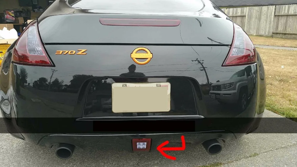 Красный/дымчатые линзы светодиодный задний противотуманный светильник стоп