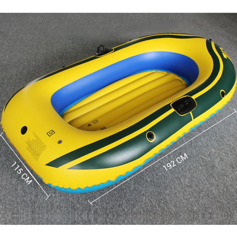 Надувная лодка из ПВХ прочная для 1-2 человек набор гребных лодок 175x115 см с