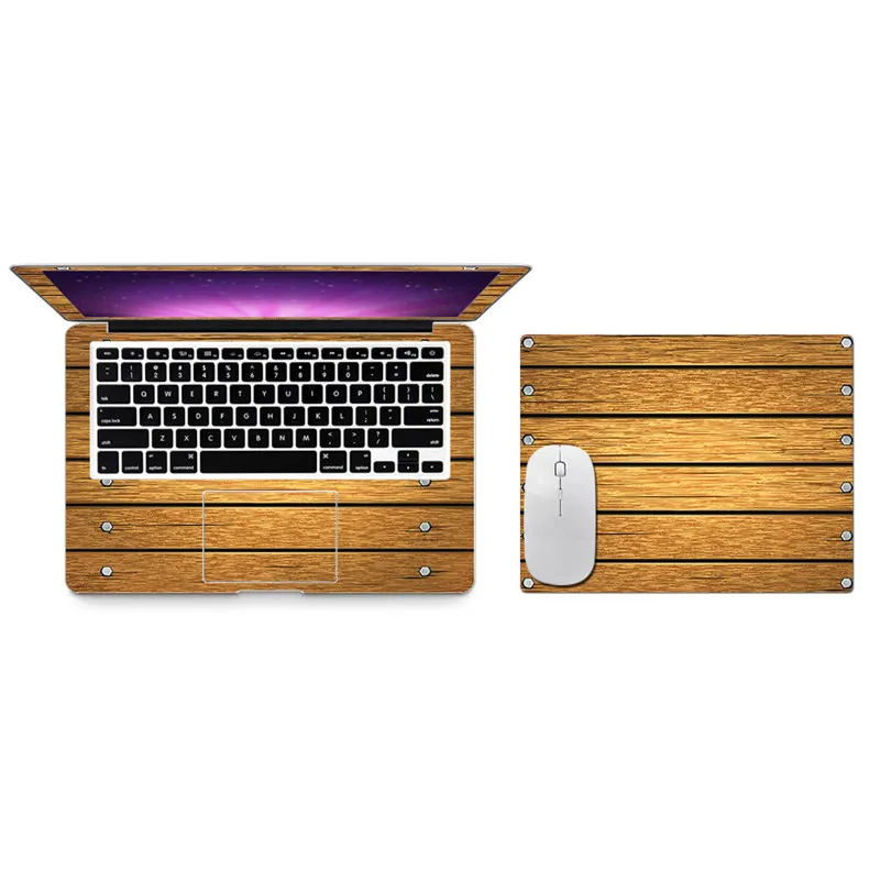11 Деревянная краска, наклейка для ноутбука, наклейка на кожу для MacBook Air Pro retina 1" 12" 1" 15", винил, Mac, чехол для ноутбука, Полностью покрывающий кожу - Цвет: 11