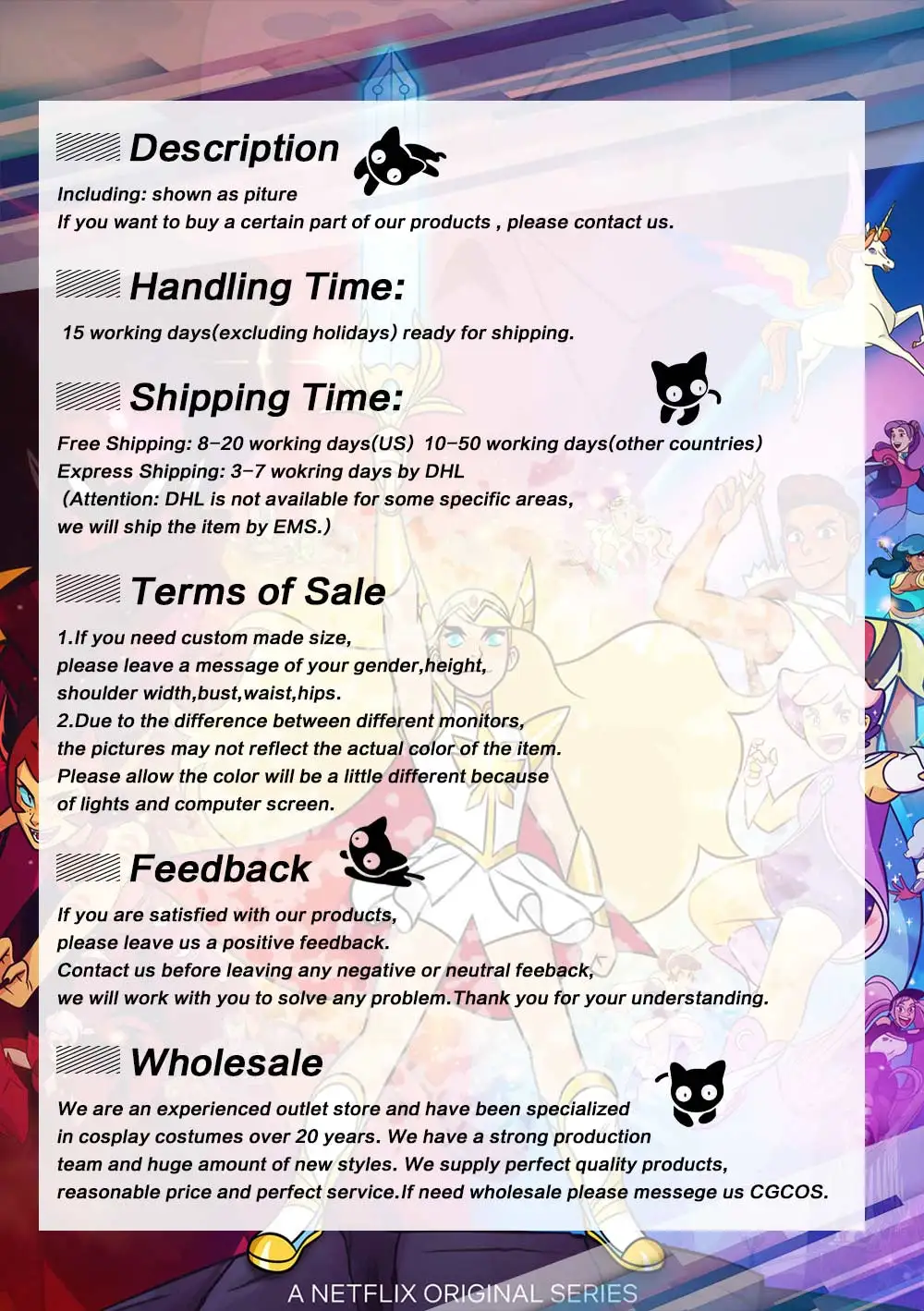 CGCOS/ ; карнавальный костюм; She-Ra And The princess Of power Perfuma; платья; одежда; Униформа; CG086