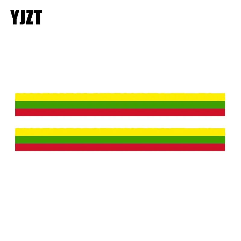 YJZT 2x17 3 см * 1 9 креативная наклейка на автомобильное окно с литовым флагом