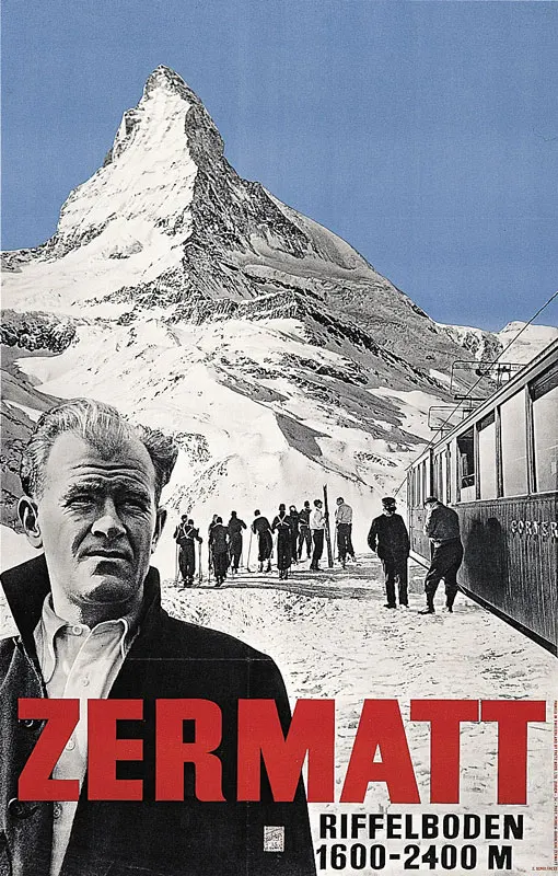 Швейцария Wallis Туризм Zermatt Riffelboden классические картины на холсте винтажные