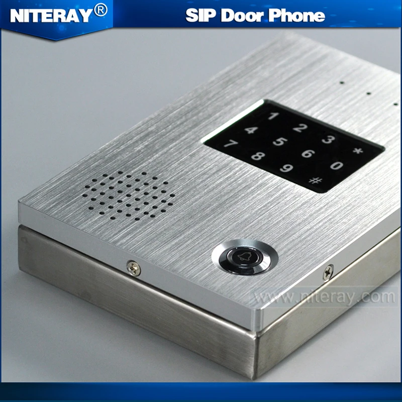 Sip-телефон двери IP Домофон Smart Водонепроницаемый телефон с сенсорной клавиатурой