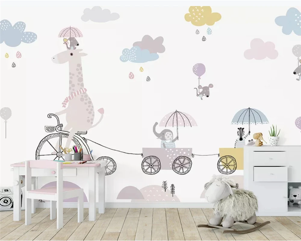 Beibehang индивидуальный экологичный воздушный шар слон кролик ручная роспись