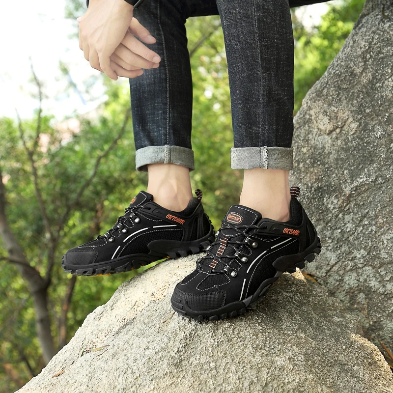 Мужские уличные кроссовки TKN спортивные сетчатые для скалолазания и походов с