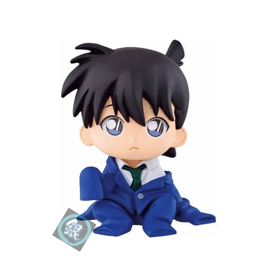 New Detective Conan Sitting Figure Complete Set(2) Gashapon Collectible Mascot Toys Original